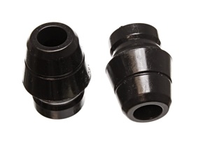 Black Front Bump Stop Set (Set of 2) - Fits 97-06 Jeep Wrangler