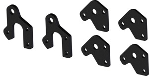 KFI 2 Inch UTV Plow Lift Kit For Lifted UTVs, Fits KFI Push Tubes - 2" plow lift kit for UTVs, fits KFI push tubes 105635