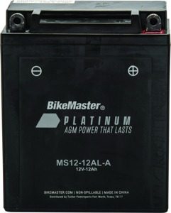 AGM Platinum II Motorcycle & Scooter Battery - Replaces YB12AL-A