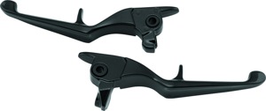 Trigger Lever Set Gloss Black by Kuryakyn Fits 17-Up Touring Models