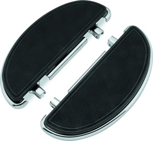 Biker's Choice Half-Moon Floorboard Kit Chrome