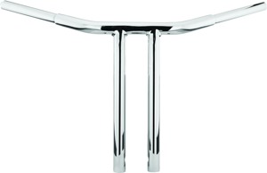 Biker's Choice 14in Chrome Straight T-Bars Handlebars 1-1/4"