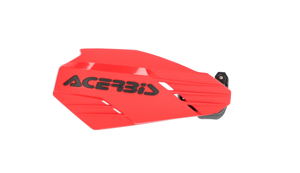 Acerbis Linear Handguard Pair Red/Black Universal Offroad - Universal red/black handguard pair for 7/8" handlebars