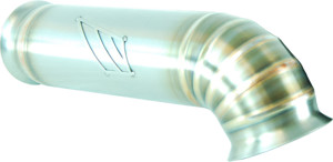 Stainless Steel Mini Link Pipe by Competition Werkes Fits 17-20 KTM 390