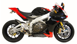 Carbon Fiber GP Slip On Exhaust - for 10-15 RSV4/R & 11-15 Tuono V4