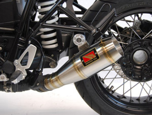 GP 3/4 Slip On Exhaust Silver Stainless Steel Competition Werkes Fits BMW R nine T