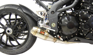 GP Slip On Exhaust - for 08-10 Triumph Speed Triple