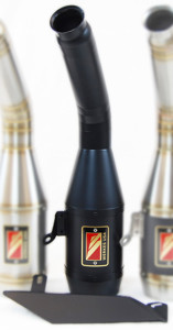 Black Velvet GP Slip On Exhaust - For 13-15 Triumph Daytona 675 & 675R