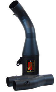 Black Velvet GP Slip On Exhaust by Competition Werkes Fits 15-22 Yamaha R1