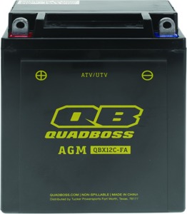 QuadBoss AGM Battery QB12C-FA