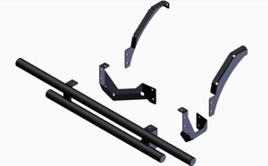 KFI Double Tube Rear Bumper For 2024 Polaris Xpedition ADV/5/XP
