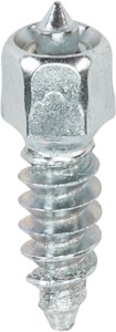 Woody's Attack Carbide Tire Screws 100 Pack Zinc 18mm - Carbide tire screws, 100 pack, 18mm, zinc finish