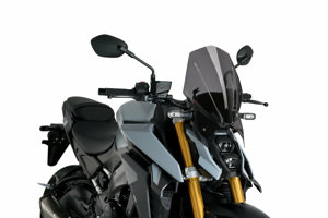Puig Naked New Gen Touring Windscreen Dark Smoke Suzuki GSX-S1000 2021-2023