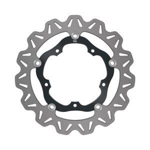 VEE Style Front Brake Rotor - Black Center - Yamaha