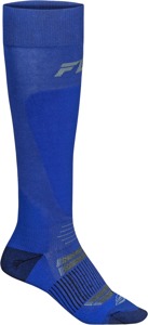 Fly Racing Snow Midweight Wool Socks Blue LG/XL - Warm and comfortable snow socks