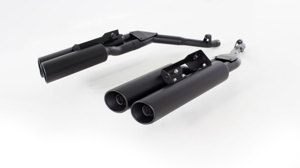 Custom "Quad" Muffler Slip On Exhaust For BMW K 1600 Bagger & GA