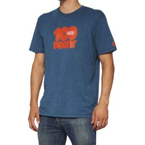 100% Men's Donut Tee Dp Sea Heather Small - Cotton Blend