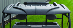 QuadBoss 2pc Roof - 60in Universal Fit - Universal 60in 2-piece roof by QuadBoss