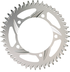 Aluminum 520 42T Rear Sprocket Silver - For KZ/Ninja/Versys/Vulcan/Z