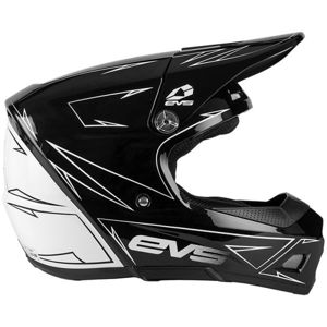 T3 Pinner Helmet 50-50 Black/White Youth - Small