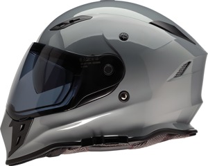 Z1R Nemesis Full Face Helmet Gloss Nardo Gray Large - Full face helmet, gloss nardo gray, size large