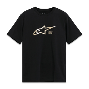 Alpinestars Golden CSF SS Tee Black Small - Short sleeve black tee, size small