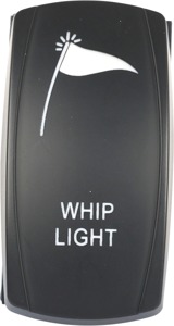 Open Trail Pro Rocker LED Switch for Whip Lighting Universal - LED backlit switch for whip lighting, universal fit