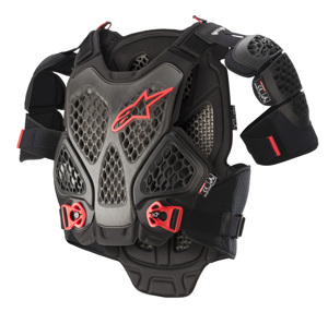 Alpinestars A-6 Chest Protector Black/Anthracite XL/2XL - XL/2XL chest protector for offroad riders