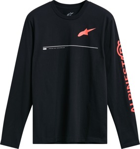 Alpinestars Committed LS CSF Tee Black X-Large Men's Long Sleeve Shirt - Men's black long sleeve tee, size XL