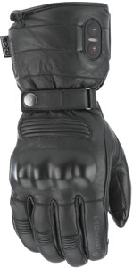 Highway 21 Radiant Heated Gloves Black X-Small - Heated leather motorcycle gloves, Black, X-Small