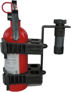 Hornet Fire Extinguisher Bed Mount for Polaris UTV