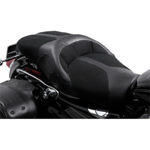 Danny Gray Tristair Leather Seat Black Fits 04-18 Harley Sportster