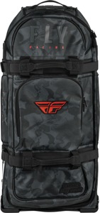 Fly Racing Ogio Rig 9800 Gear Bag Black/Grey - Heavy-duty gear bag with wheels, Black/Grey