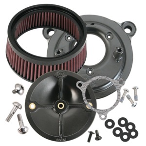 S&S Stealth Air Cleaner Kit w/o Cover Fits 08-16 Tri-Glide & CVO Models