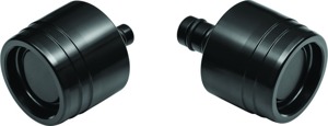 Kuryakyn Rear Axle Sliders Black Fits CRF1000L/Adventure