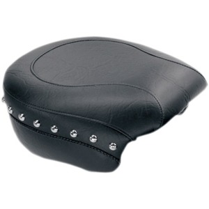 Mustang Chrome Studded Rear Solo Seat Black Fits 04-21 HD XL