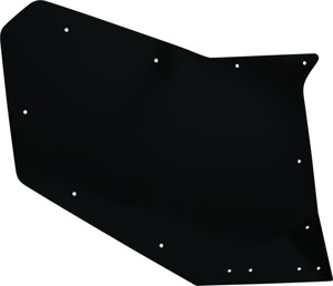 DragonFire Racing Door Skin Rear Driver Black For 2018 Polaris Ranger XP 4 - Rear driver door skin For 2018 Polaris Ranger XP 4