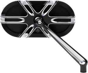 Arlen Ness Deep Cut Right Mirror - Black