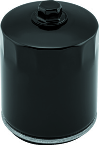 TwinPower Black Oil Filter with Nut For Twin Cam and M8 - Fits Twin Cam and M8, replaces H-D 63798-99