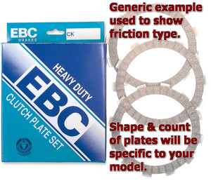 NOS Clutch Friction Kit - Cork - For 88-90 Honda NX125 & 1990 CB125TT