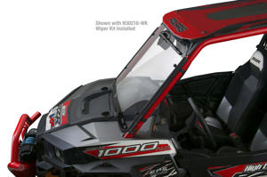 Full 3D Windshield, Wiper Kit Ready by National Cycle
