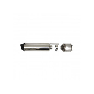 MBRP Power Tech 4 Slip-On Exhaust Silver Fits 14-21 Kawasaki Teryx 800