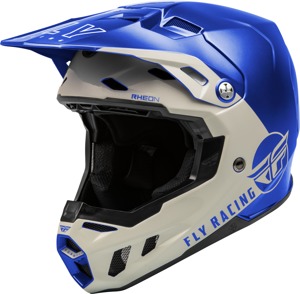 Fly Racing Formula CC Centrum Helmet Metallic Blue/Grey XS - Lightweight offroad helmet, XS, Metallic Blue/Grey