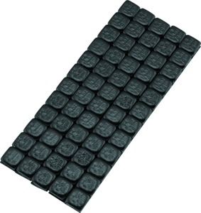 BikeMaster Square Wheel Weights Adhesive 1/4oz Black - Adhesive wheel weights, 1/4oz, black