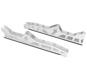 Trailing Arm Guards Aluminum Finish Fits Polaris RZR Models