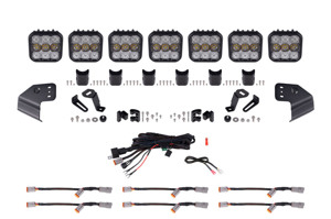 Bronco SS5 Sport CrossLink Windshield Lightbar Kit - White