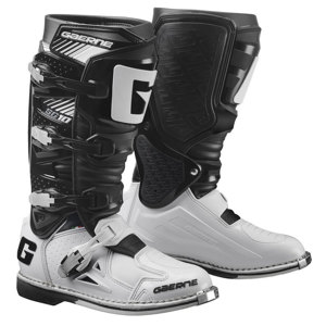 SG-10 Motocross Boots Black/White - Size 8