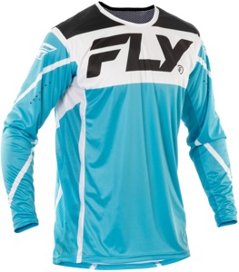 Fly Racing Lite Jersey Blue/White/Black 2X-Large