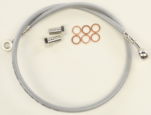 Galfer Rear Stainless Brake Line Long For Yamaha YFZ350 Banshee 1990-2006 - Rear brake line For Yamaha YFZ350 Banshee 1990-2006