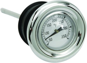 Bikers Choice Chrome Oil Dipstick with Temp Gauge For 70-86 FL FX 70-78 XLCH